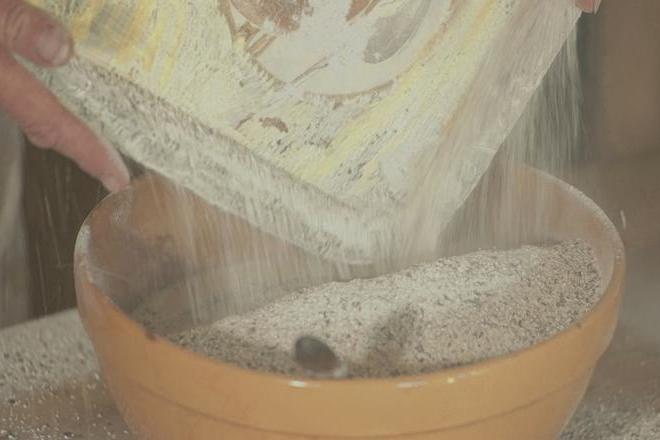 Sweet buckwheat babka